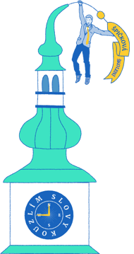 Věž a špičkové slogany